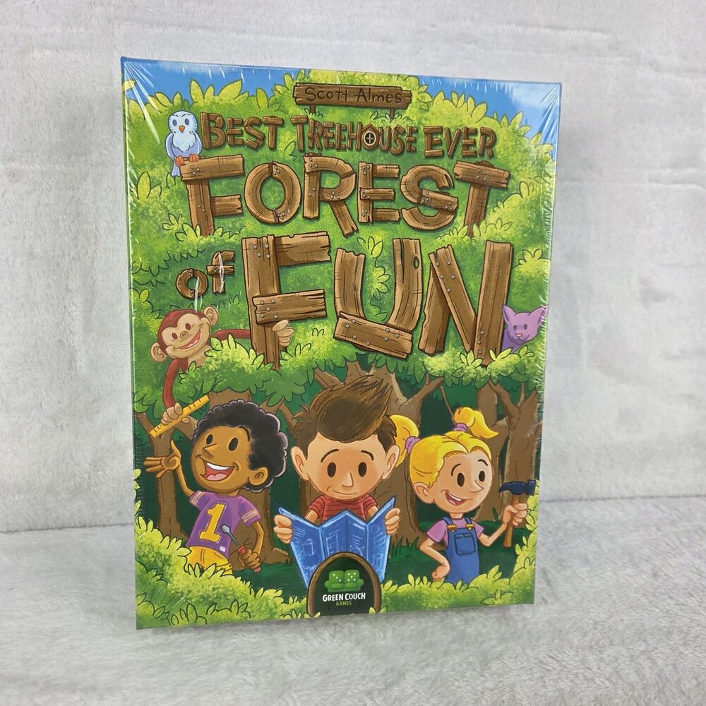 Best Treehouse Ever Forest Of Fun Board Game New‎ Sealed Green Couch Games